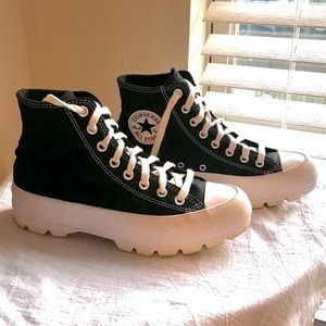 Platform High Top Lugged Converse Sneakers